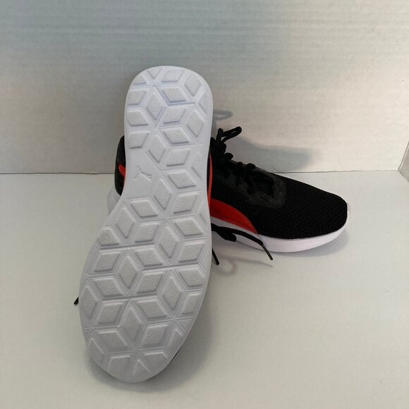 PUMA ST Activate Sports Running Shoes Black/Red/White - Picture 2 of 6